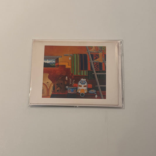 House with Ladder Card