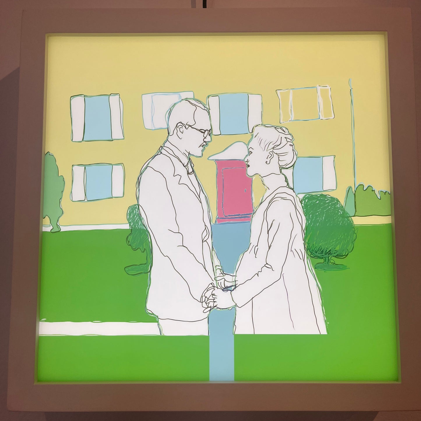 "Countertransference" Digital Drawing Light Box by Mercedes Gertz