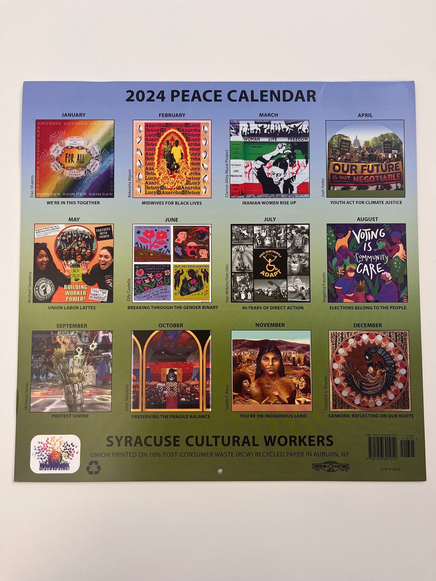 Peace Calendar 2024 - Syracuse Cultural Center