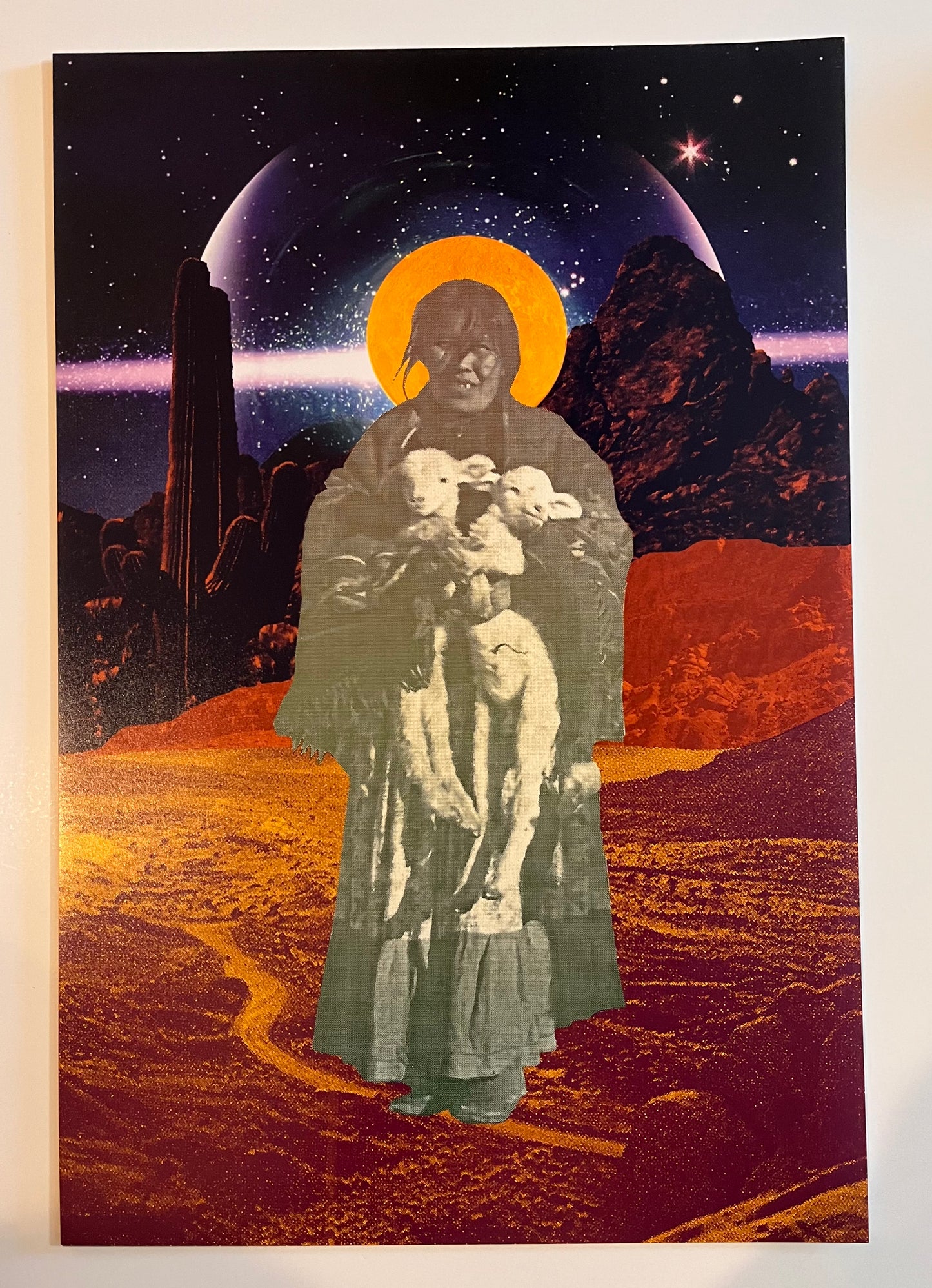 "We Need Leaders Who Bleed" Collage Print - Lexx Valdez