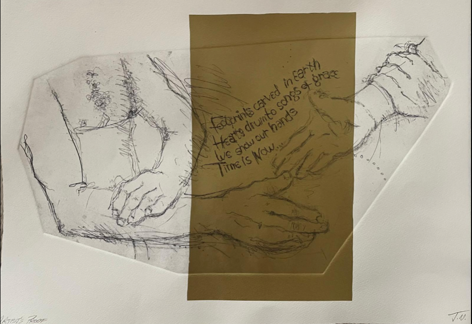 Artist Proof Can We Now Jackie Nach At the Threshold (not in portfolio)