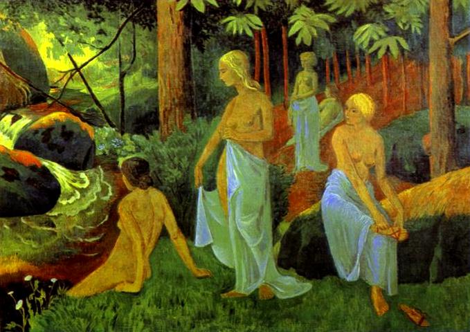 Bathers with White Veils - Paul Sérusier card/print