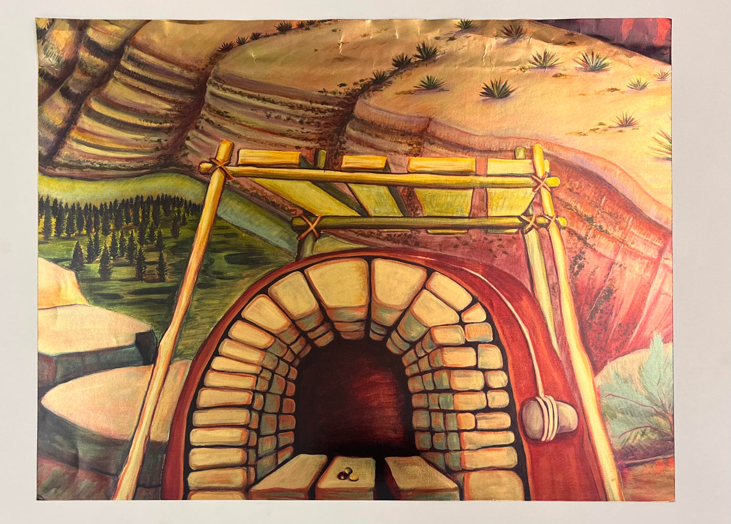 "La Memoria de Nuestra Tierra: California" Print