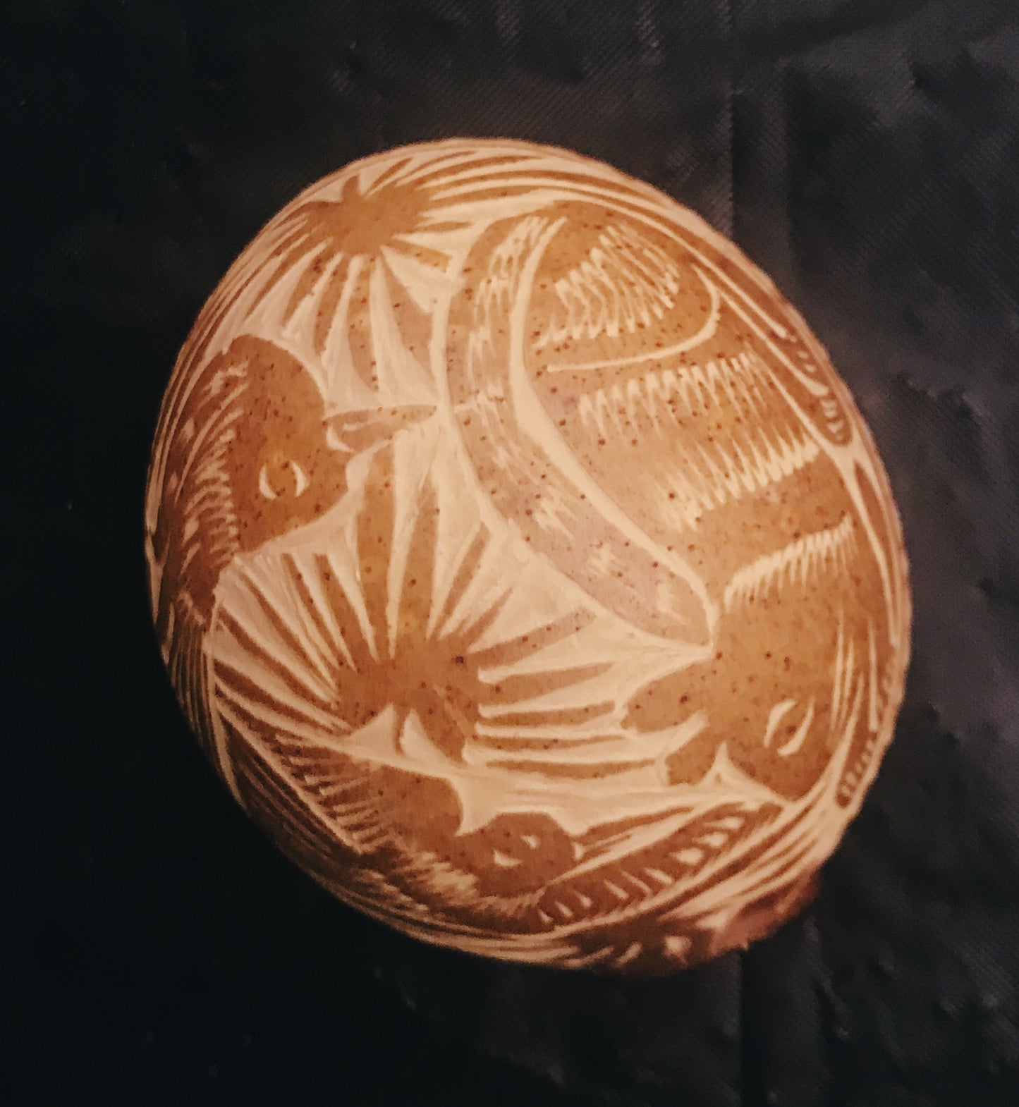 Decorative, Etched Mini Bowl