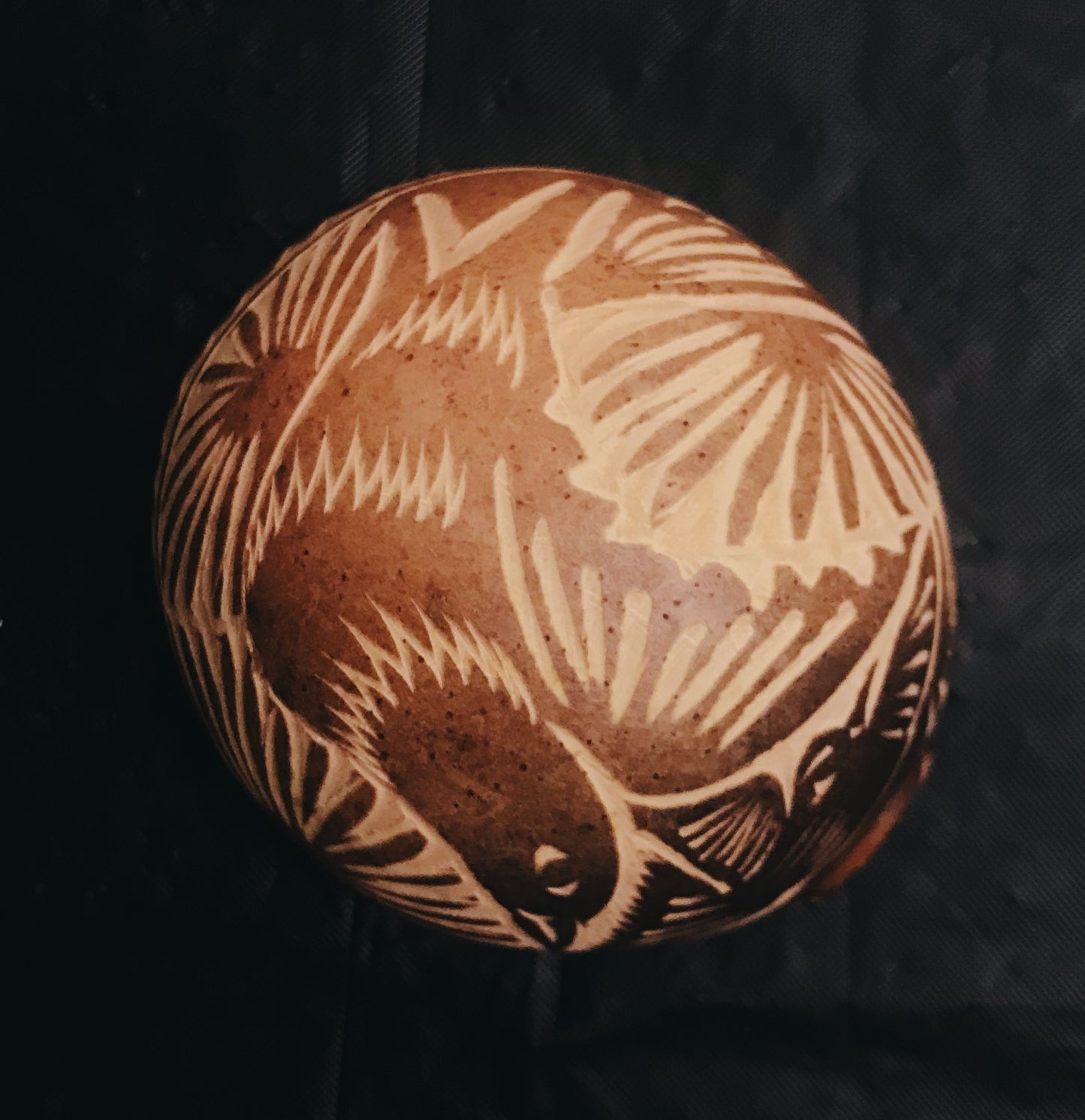 Decorative, Etched Mini Bowl