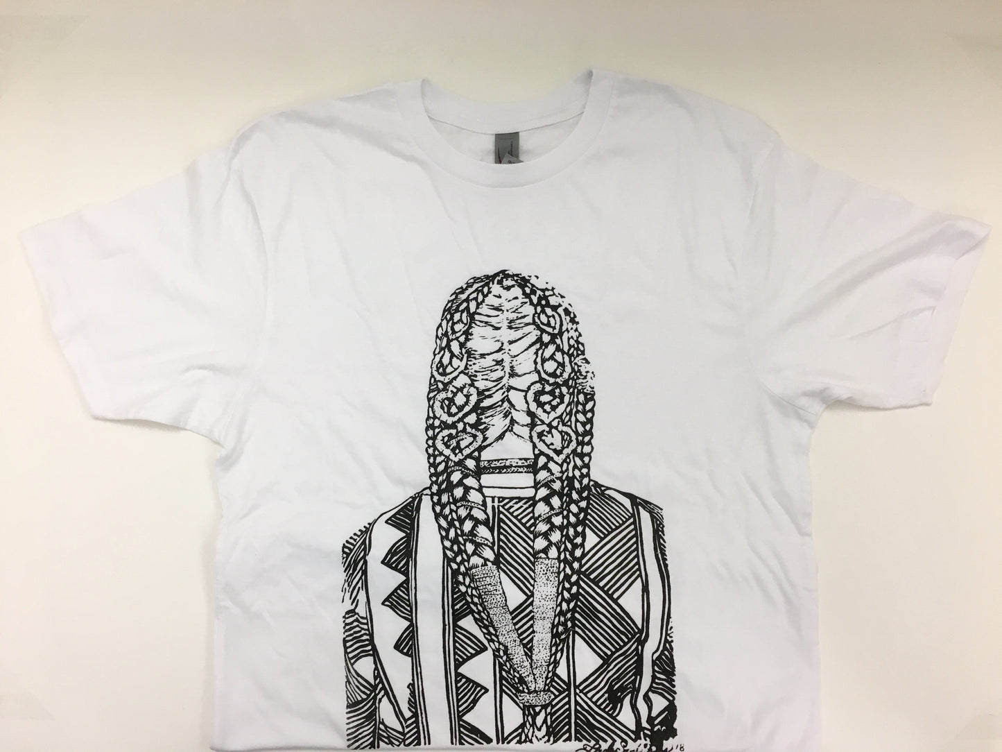 "Adorned Hair," Adult T-shirt - Tanya Melendez