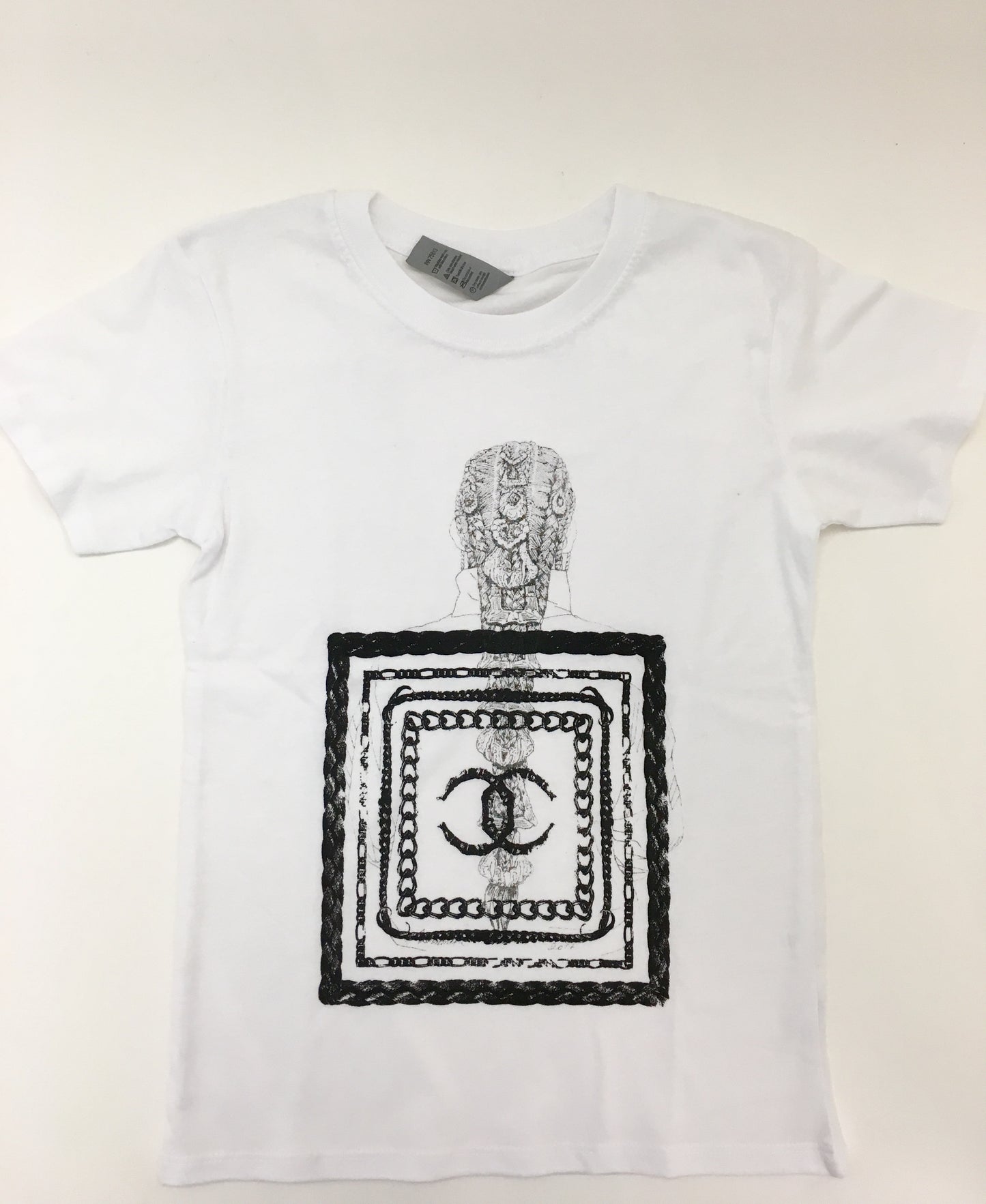 Tanya Melendez "Adorned Hair + Double Hoop Earring" Children's T-Shirt