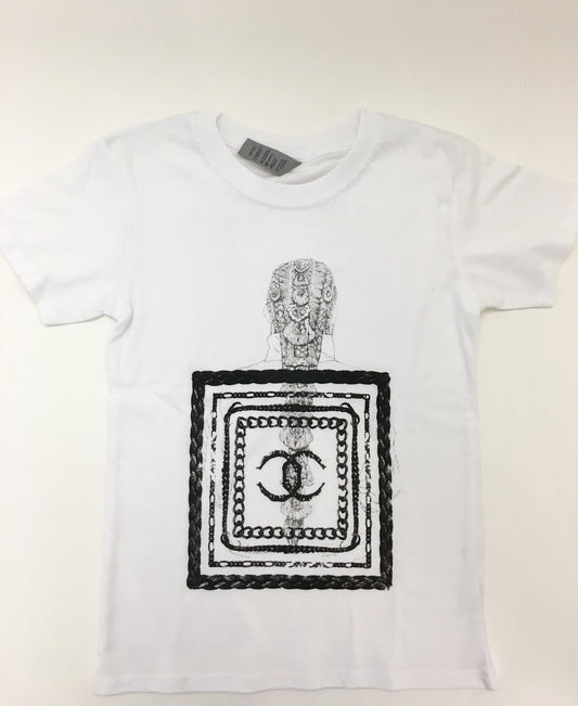 Tanya Melendez "Adorned Hair + Double Hoop Earring" Children's T-Shirt