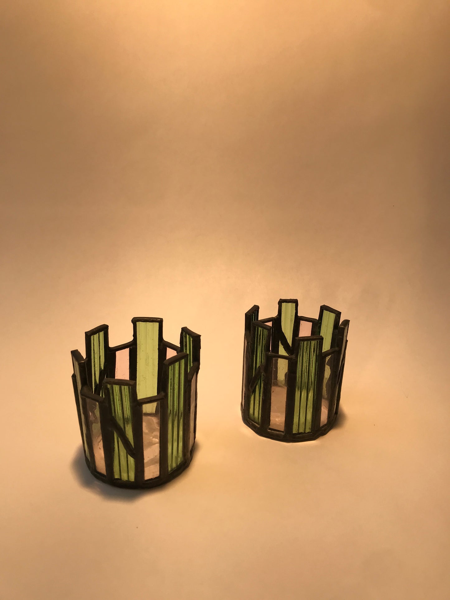 Stained Glass Candle Holder (Set of 2) - Mindy Taylor-Ross