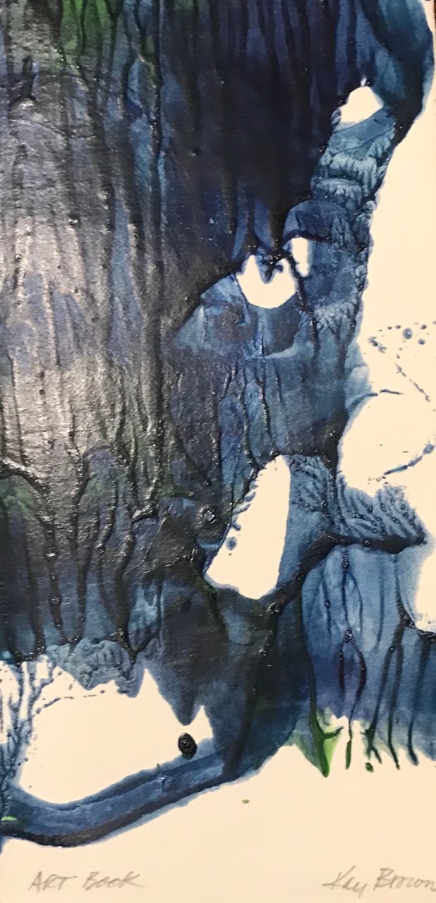 One-of-a-kind Monoprint Artbooks by Kaybrown