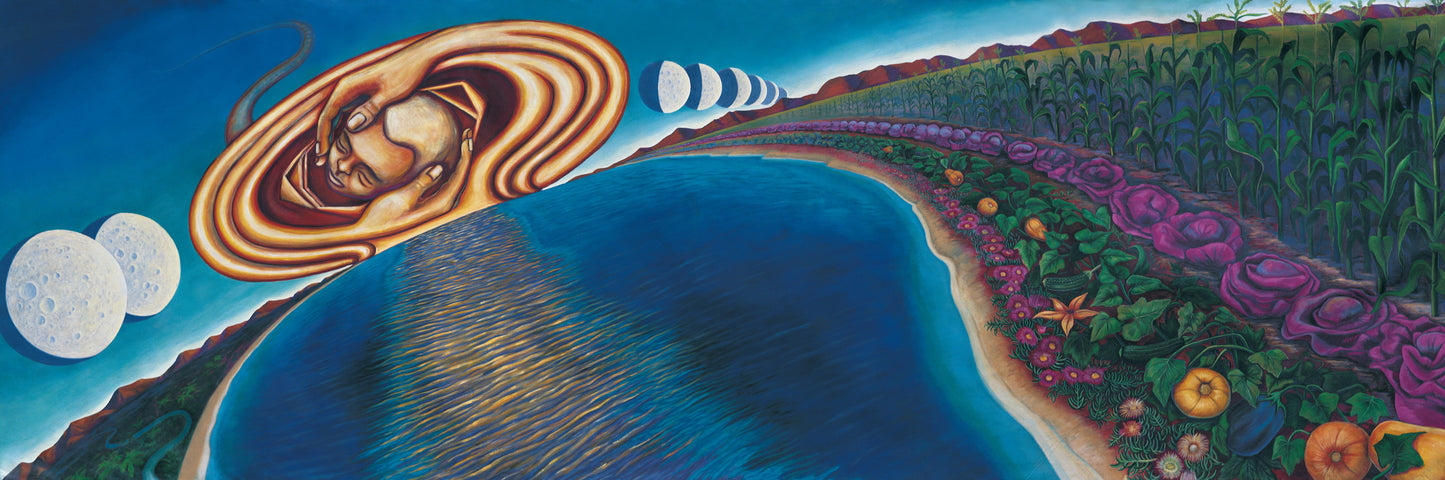 "Balance," detail from The World Wall: A Vision of the Future Without Fear, 1990 - Judith F. Baca