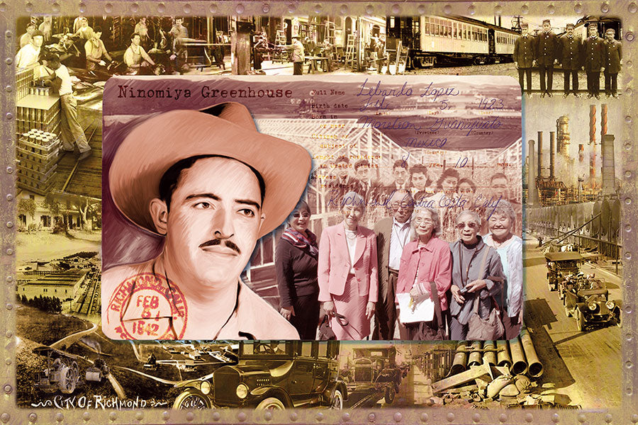 The Extraordinary Ordinary People of Richmond, CA (2010) Mural - Judith Baca