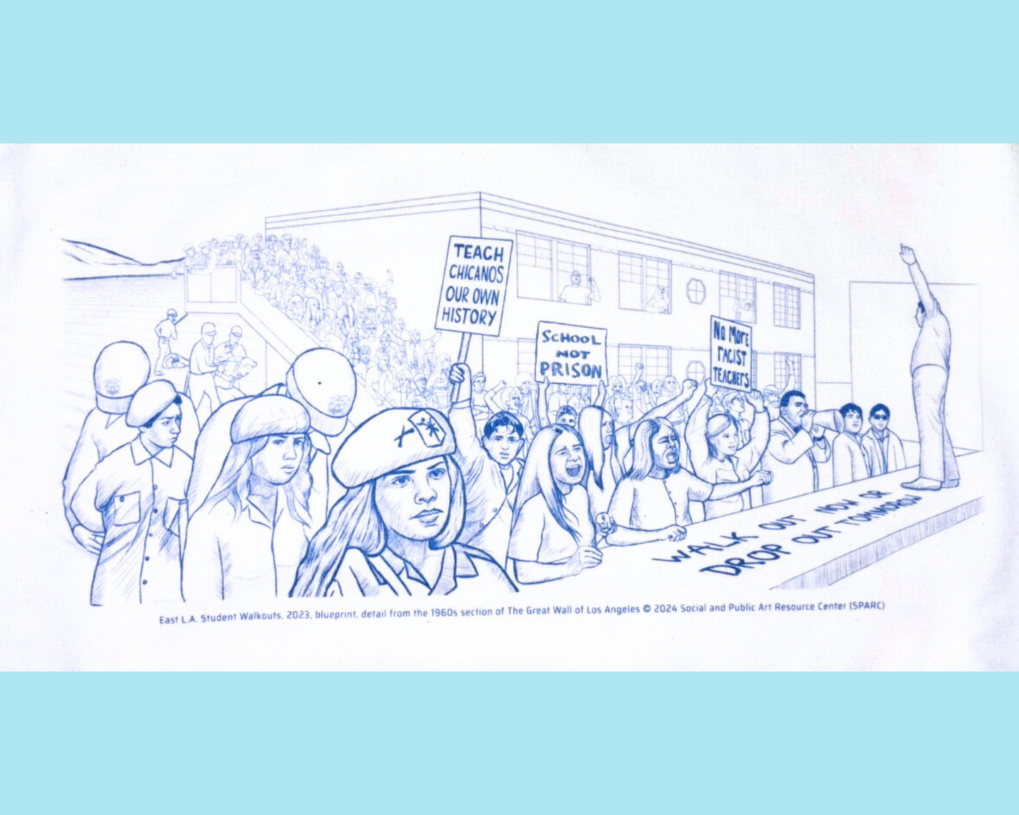 "East L.A. Student Walkout" Sweatshirt - The Great Wall of Los Angeles