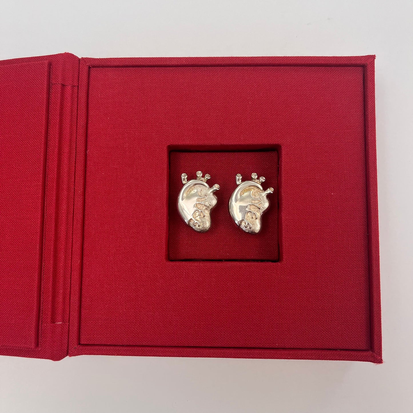 Heart Earrings by Mercedes Gertz