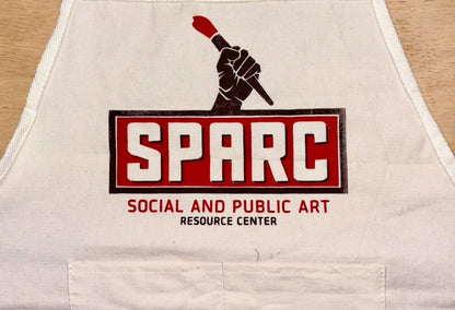 Handprinted SPARC Artist Apron