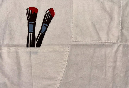 Handprinted SPARC Artist Apron
