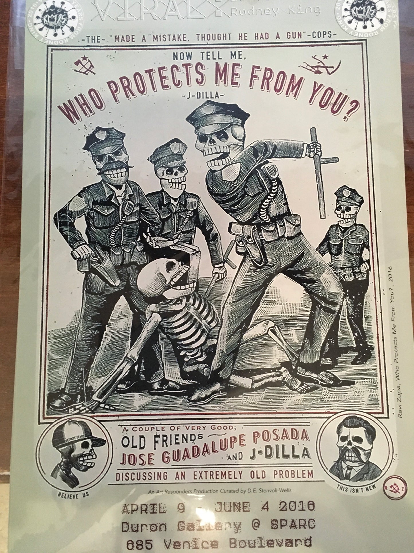 "Who Protects Me From You?" Jose Guadalupe Posada Poster