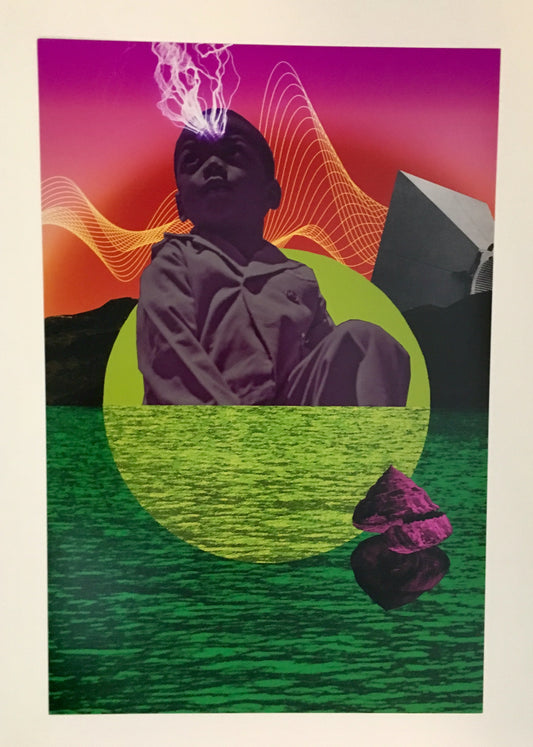 "A Child's Mind" Collage Print - Lexx Valdez