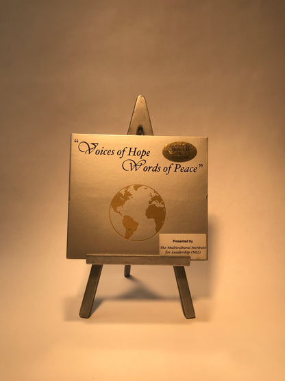 "Voices of Hope, Words of Peace" - Music CD