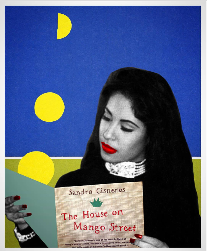 "Selena Reads Sandra" Collage Print - Lexx Valdez