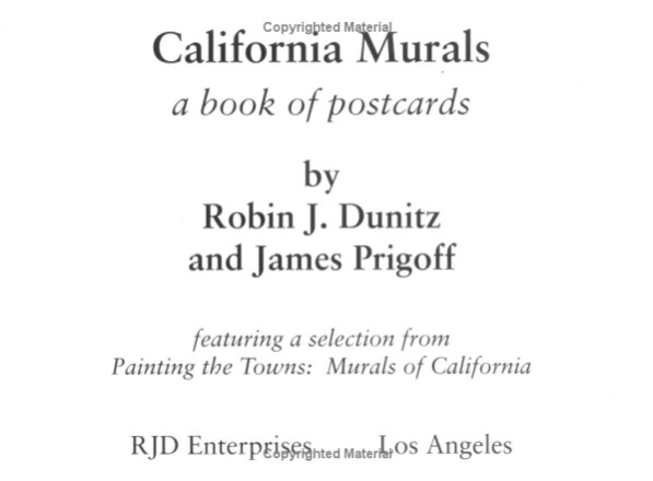 California Murals Postcard Set